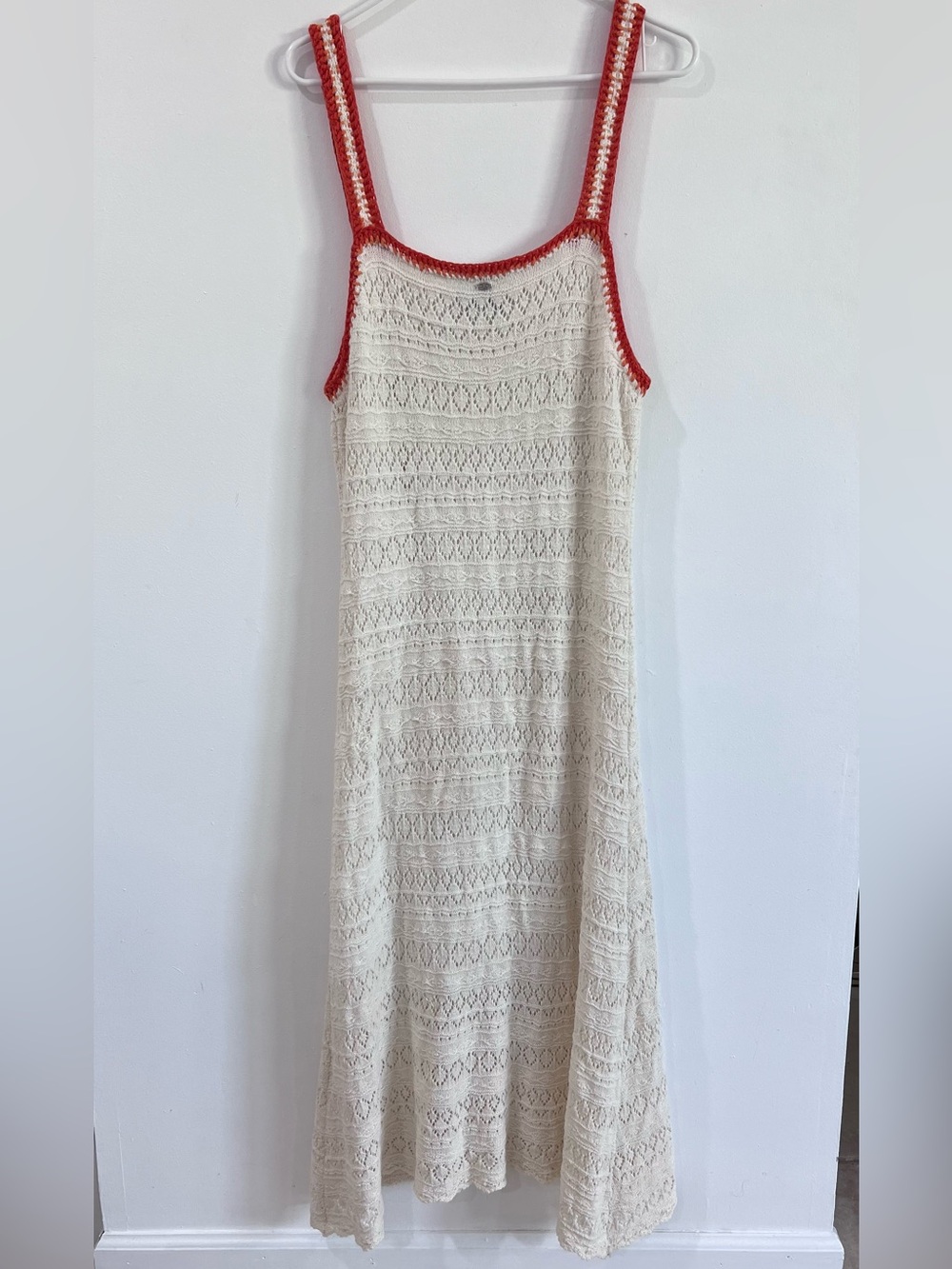 Sam Edelman Crochet Maxi Dress Boho Resort XL - Picture 5 of 7